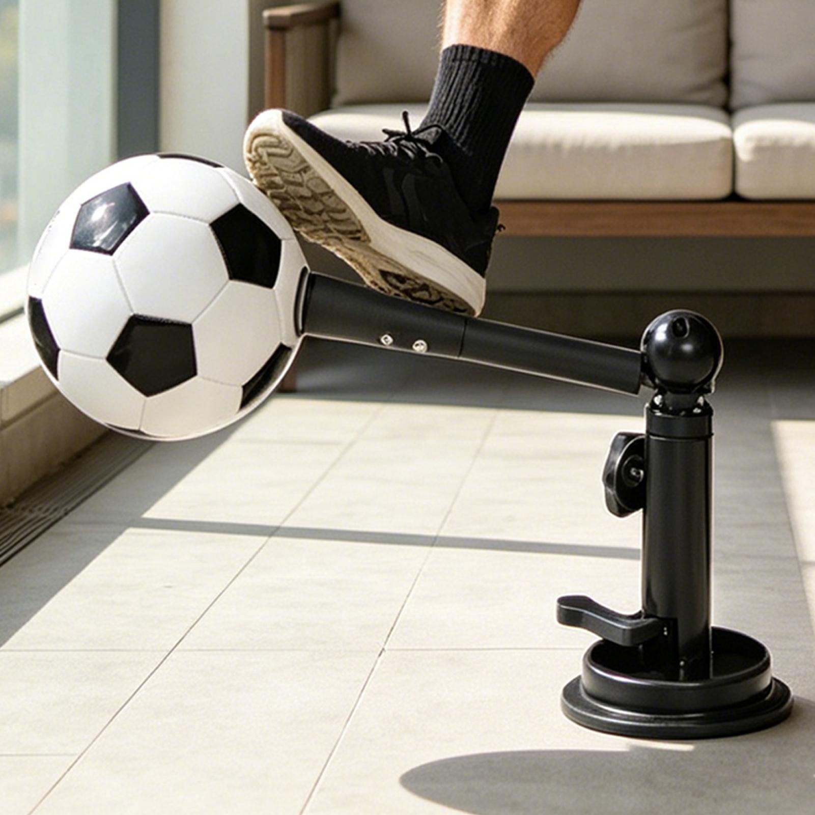 Sports Equipment Football - サッカー練習補助具 ハンズフリーサッカーボールキック練習用 ハンドヘルドフットボールトレーニング機器 学校や屋外スポーツ用