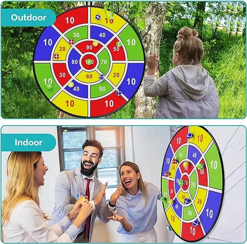 粘着ボール付き大型ダーツボード 家族向けインタラクティブゲー - Sports Equipment For Kids のレビューと価格