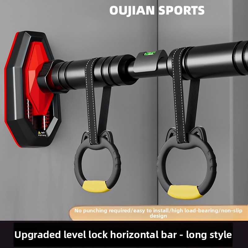 室内用ドア枠マウント式懸垂バー、穴あけ不要、吊り下げリング付 - Sports Equipment Wholesale のレビューと価格