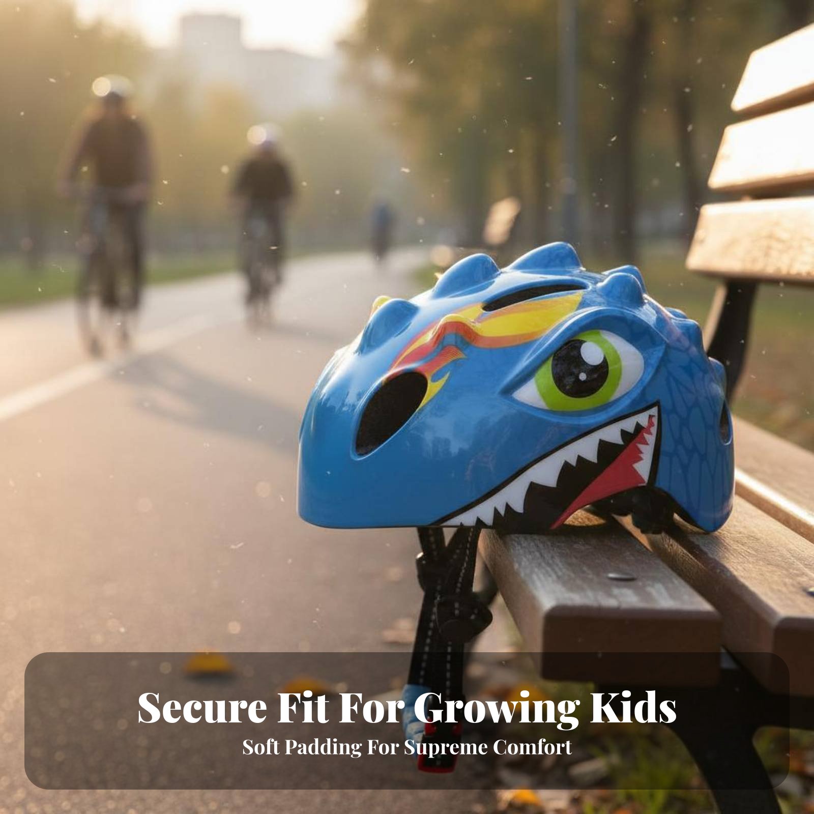 漫画恐竜ヘルメット多用途子供用自転車ヘルメット安全装備通気性 - Sports Equipment For Kids のレビューと価格