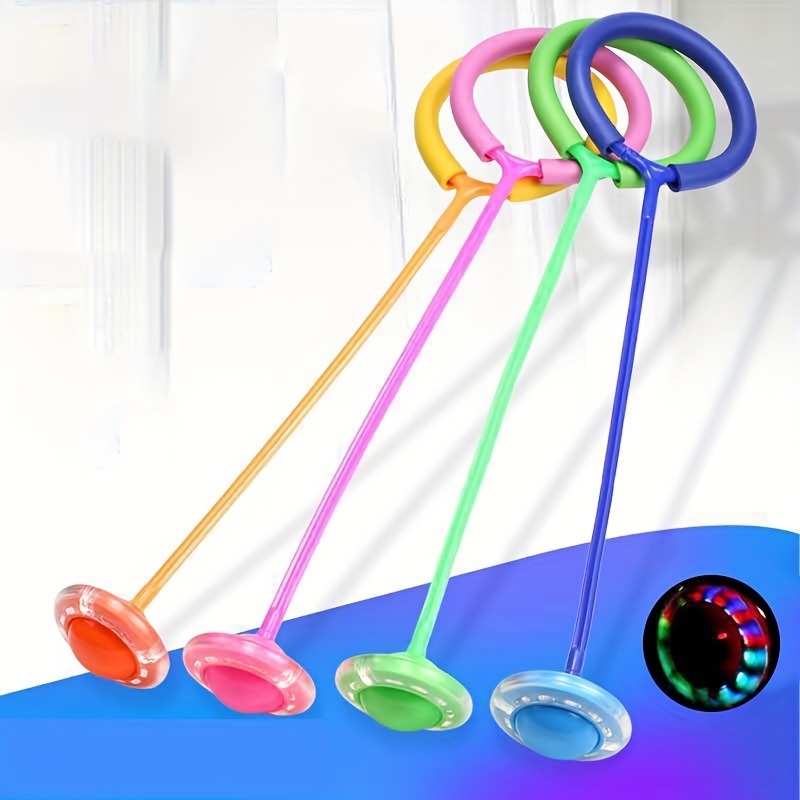1Pc 子供点滅ジャンプリングスポーツバウンスボール折りたた - Sports Equipment For Kindergarten のレビューと価格