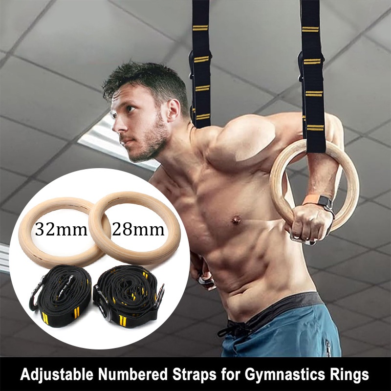 28mm 32mm プルアップ体操リング 吊り下げ式滑り止め - Sports Equipment Wholesale のレビューと価格