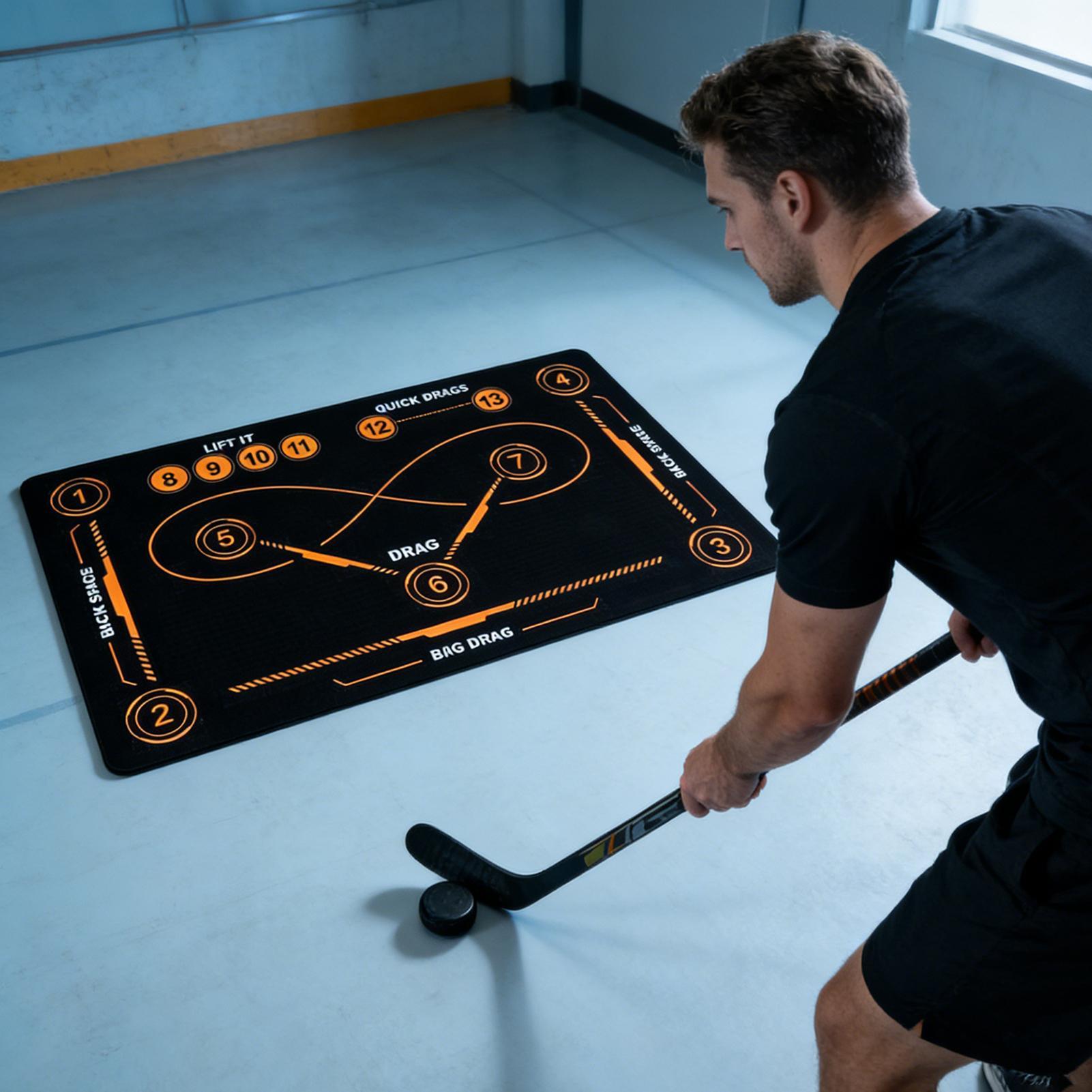 ホッケートレーニングマット屋内屋外静音滑り止め大型スティック - Sports Equipment Football のレビューと価格